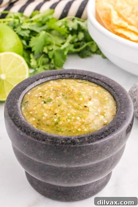 Vibrant Green Salsa 9 Homemade Salsa Verde