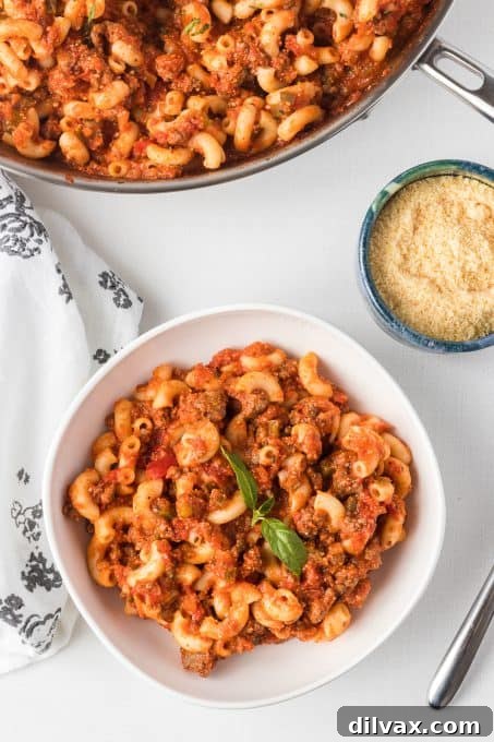 A hearty and easy pasta dish.