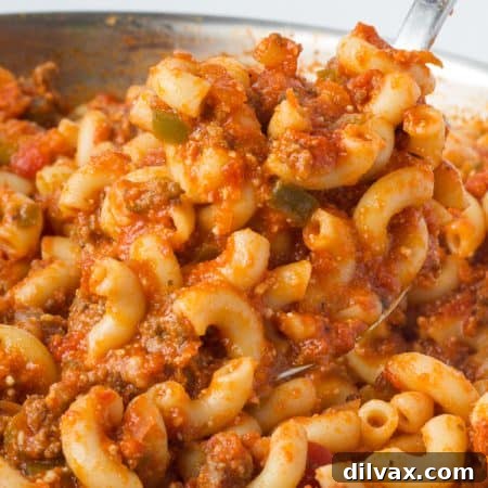 A spoonful of Goulash.