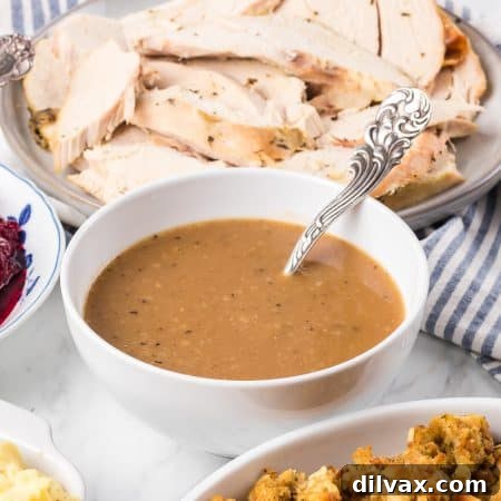 Homemade Turkey Gravy Recipe