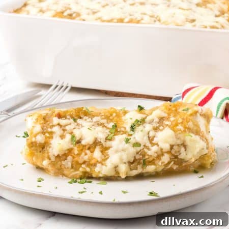 Creamy Chicken Enchiladas