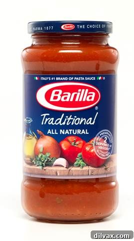 Hearty Chicken Parmesan Spinach Pasta Bake 5 Barilla jar