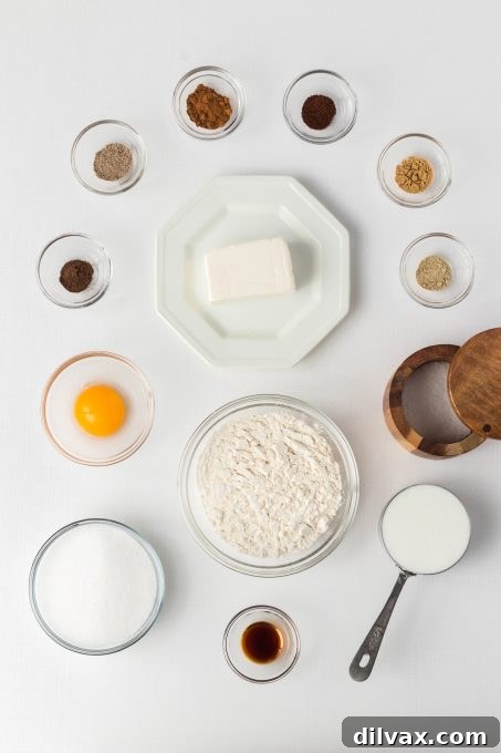 Chai Spice Spritz Cookies 4 Chai Spritz Cookies ingredients.