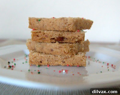 Unwrapping the Flavor: My 12 Days of Cookie Review 10 Cinnamon Pecan Shortbread Cookies with a rich, crumbly texture