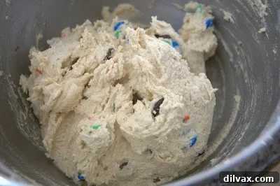 Cookie dough chilling in a bowl.