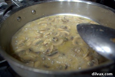 Savory Butternut Chicken Pinwheels on Sautéed Spinach with a Rich White Wine Mushroom Sauce 16 img 351 15