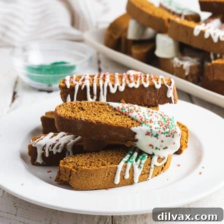 Spiced Gingerbread Biscotti 11 Gingerbread Biscotti