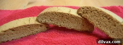 Spiced Gingerbread Biscotti 12 Gingerbread Biscotti on a white plate