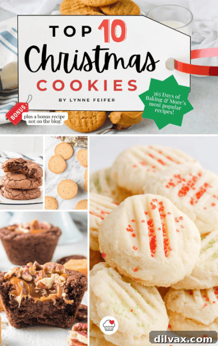 The December 9th Digest 3 Cover image for '11 Christmas Cookie Recipes' Ebook, featuring a vibrant display of beautifully decorated festive cookies.