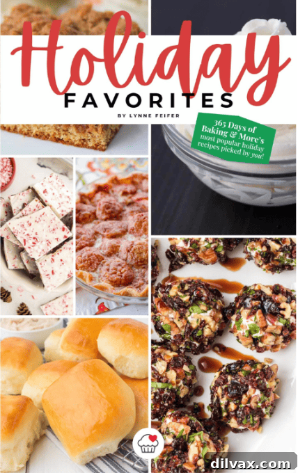 The December 9th Digest 4 Cover image for 'Holiday Favorites' Ebook, showcasing a diverse spread of delicious holiday dishes including roasts and sides.