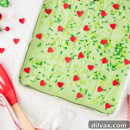 3 Ingredient Grinch Bark