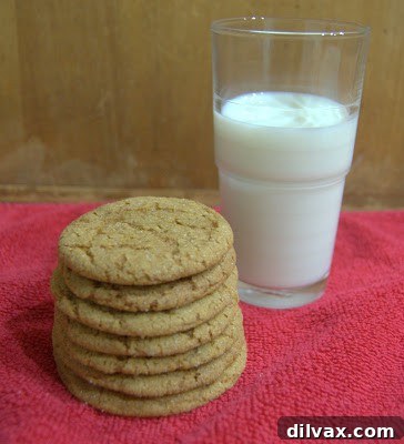 A stack of delicious Ginger Chewies, highlighting their soft texture and inviting appearance