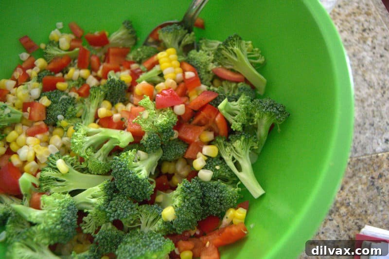 Sausage Veggie Pasta Salad - a hearty side or complete meal with a great combination of flavors!