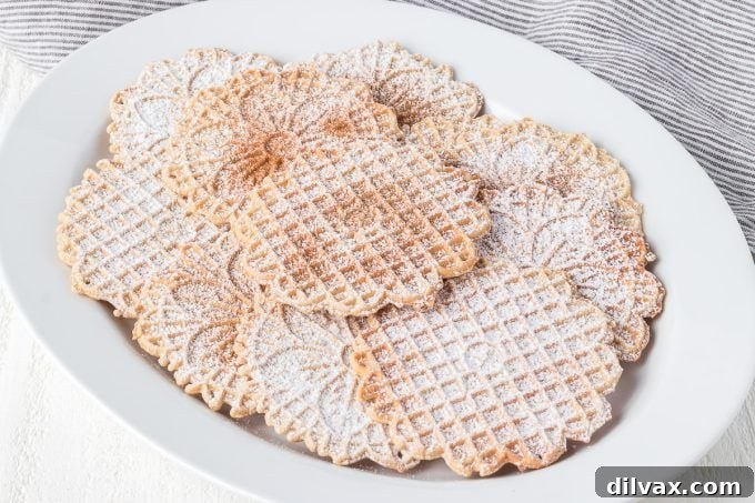Aromatic Chai Pizzelles 2 Chai Pizzelles