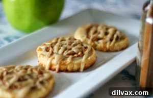 Festive Peanut Butter Reindeer Treats 12 Delicious individual caramel apple pie crust cookies, perfect for fall.