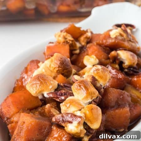 Molasses Glazed Sweet Potatoes