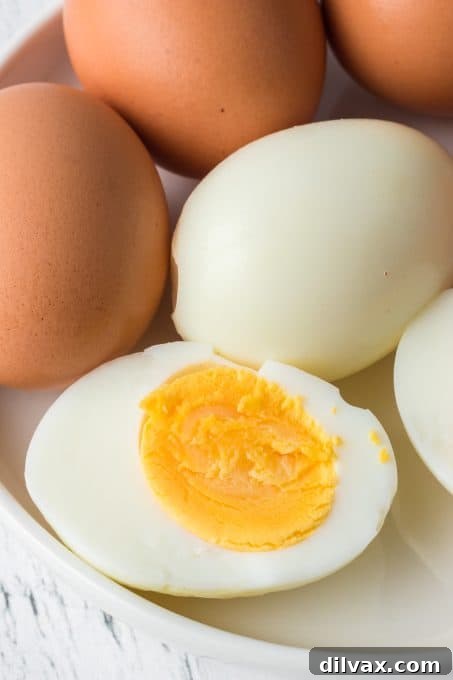 Easily make hard boiled eggs in an air fryer.
