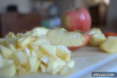 Spiced Apple Cider Pudding Cake 5 Preparing the baking dish