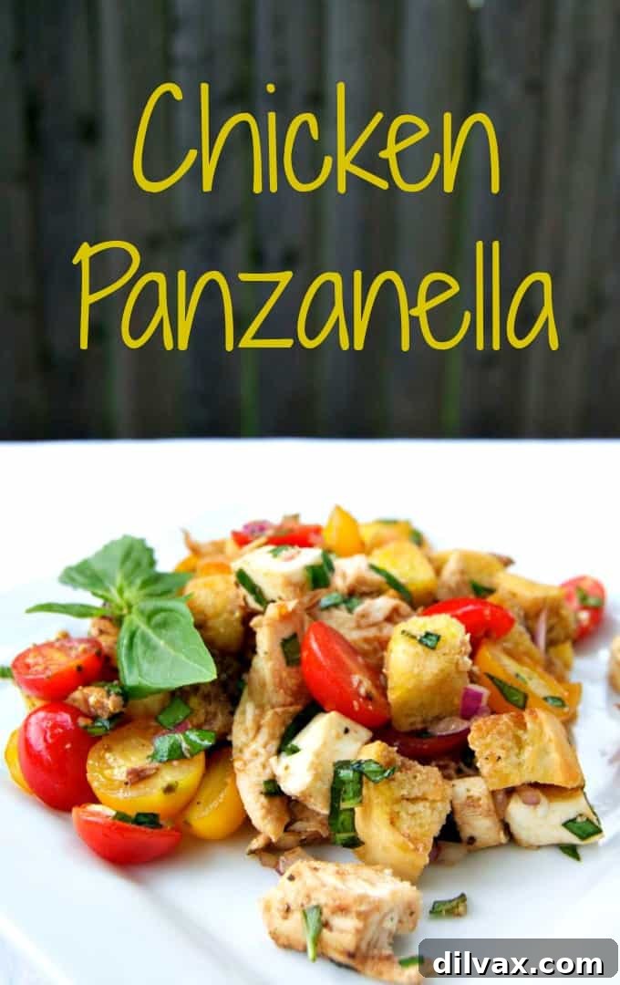 Rustic Chicken Panzanella 14 Chicken Panzanella - chicken, tomatoes, bread and a balsamic dressing make this great summer meal!