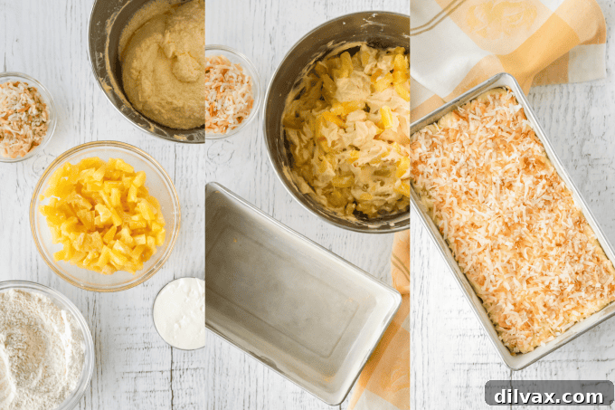 Pineapple Loaf 5 Process photos for Pineapple Bread.