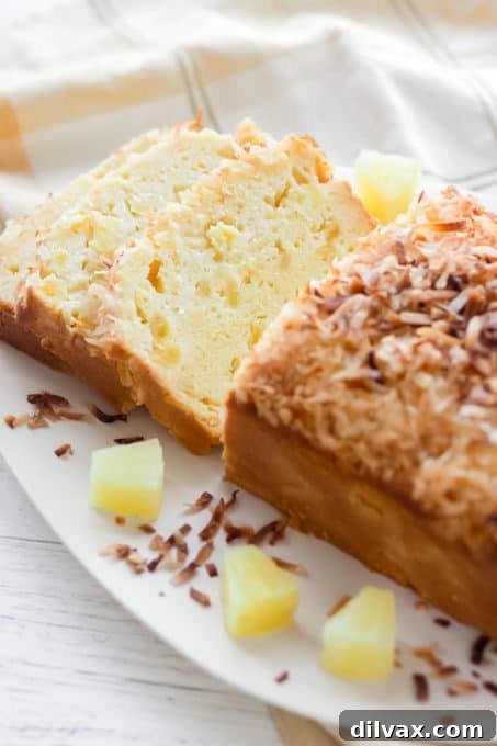 Pineapple Loaf 8 Pineapple in a quick bread.