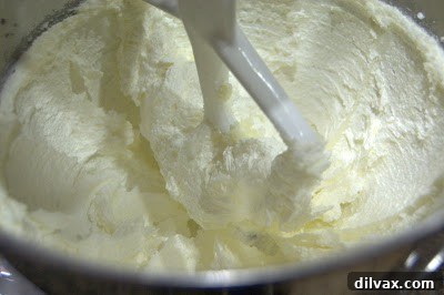 Creaming butter and sugar in a mixing bowl