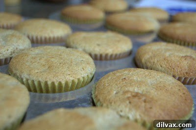 Baked French Toast Cupcakes cooling on a wire rack