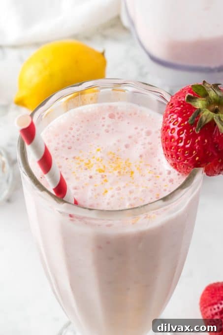 Strawberry Frosted Lemonade