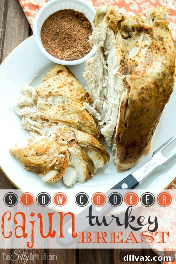 Slow Cooker Cajun Turkey Breast
