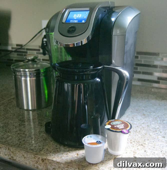 The new Keurig 2.0 - brew a cup OR a carafe!