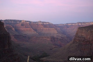 Daily Walnut Bake 17 Distant mountains and mesas beyond the Grand Canyon.