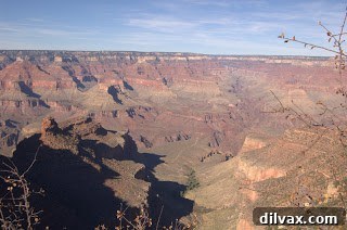 Daily Walnut Bake 3 Layered rock formations within the Grand Canyon at sunrise.