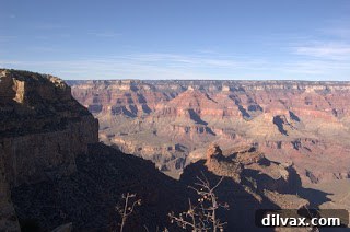 Daily Walnut Bake 4 Distant view of the Colorado River winding through the canyon.