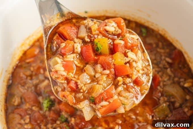 Unstuffed Pepper Soup 2 Stuffed Pepper Soup