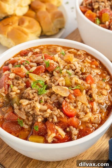 Unstuffed Pepper Soup 3 Stuffed Pepper Soup