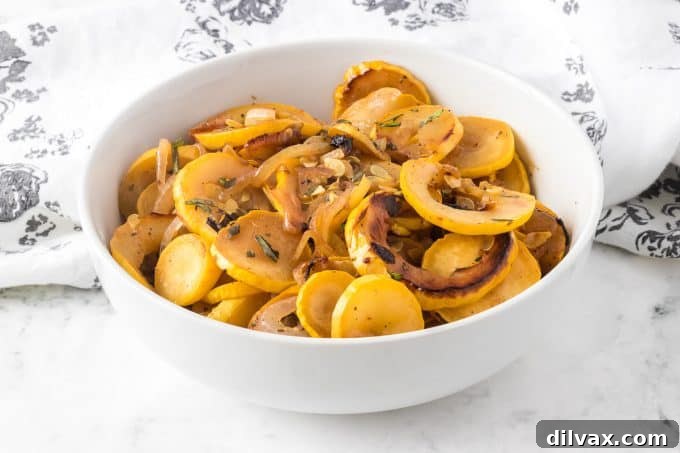 Golden Summer Squash Sauté 2 Sauteed Squash