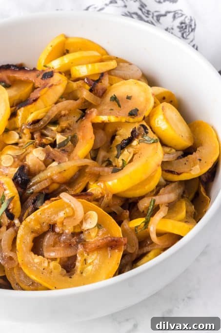 Golden Summer Squash Sauté 9 Sauteed Squash