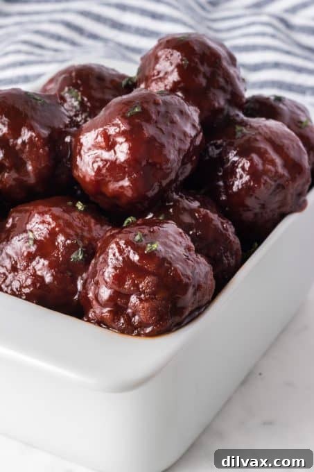 Easy 3-Ingredient Grape Jelly Meatballs 3 3-Ingredient Grape Jelly Meatballs