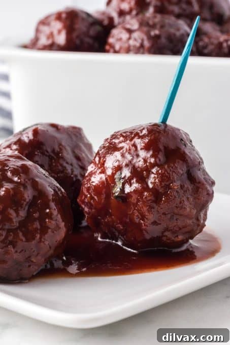 Easy 3-Ingredient Grape Jelly Meatballs 10 3-Ingredient Grape Jelly Meatballs