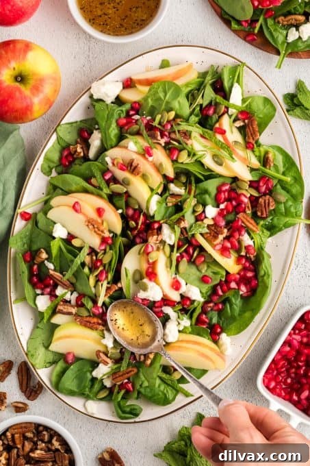 Winter Harvest Bowl 8 A beautifully arranged Holiday Salad, featuring fresh greens and vibrant seasonal ingredients.