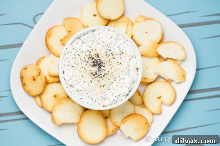 25 Game Day Touchdown Treats 15 Everything Bagel & Cream Cheese Dip