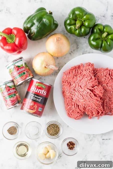 All the fresh ingredients laid out for making the Dynamites Recipe.