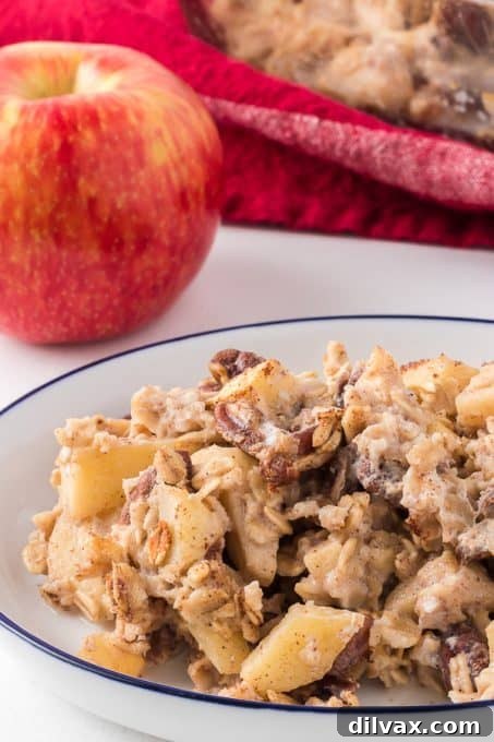 Oatmeal baked in the oven, golden and bubbly.