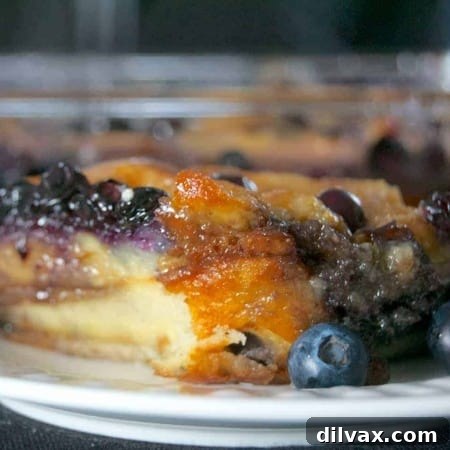 Baked Blueberry Waffles