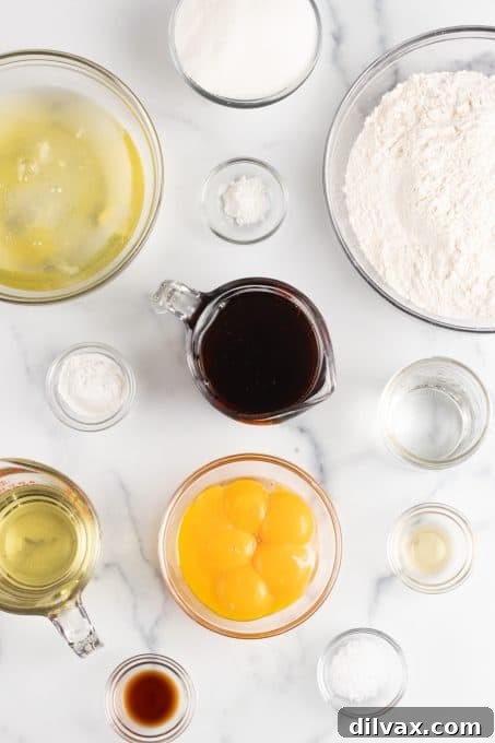 Golden Maple Cloud Cake 4 Ingredients for a Maple Chiffon Cake.