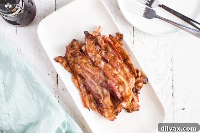 Perfectly Crispy Oven Bacon 2 How to Bake Bacon so that it cooks perfectly every single time.
