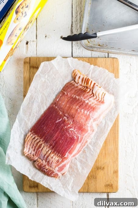 Perfectly Crispy Oven Bacon 4 Everything you need to bake your bacon in the oven.