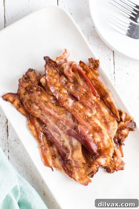 Perfectly Crispy Oven Bacon 9 The best way to cook your bacon is to bake it.