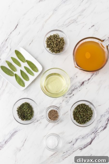 Herbed Roasted Turkey Delights 4 Ingredients for Herb Roasted Turkey.