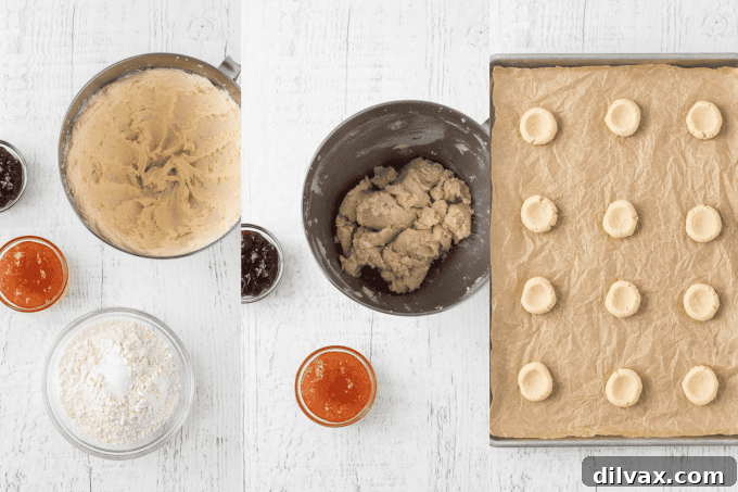 Sweet Indentations 5 Process photos for Thumbprint Cookies